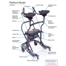 Load image into Gallery viewer, PLATFORM U STEP NEURO WALKER WITH DESCRIPTIONS
