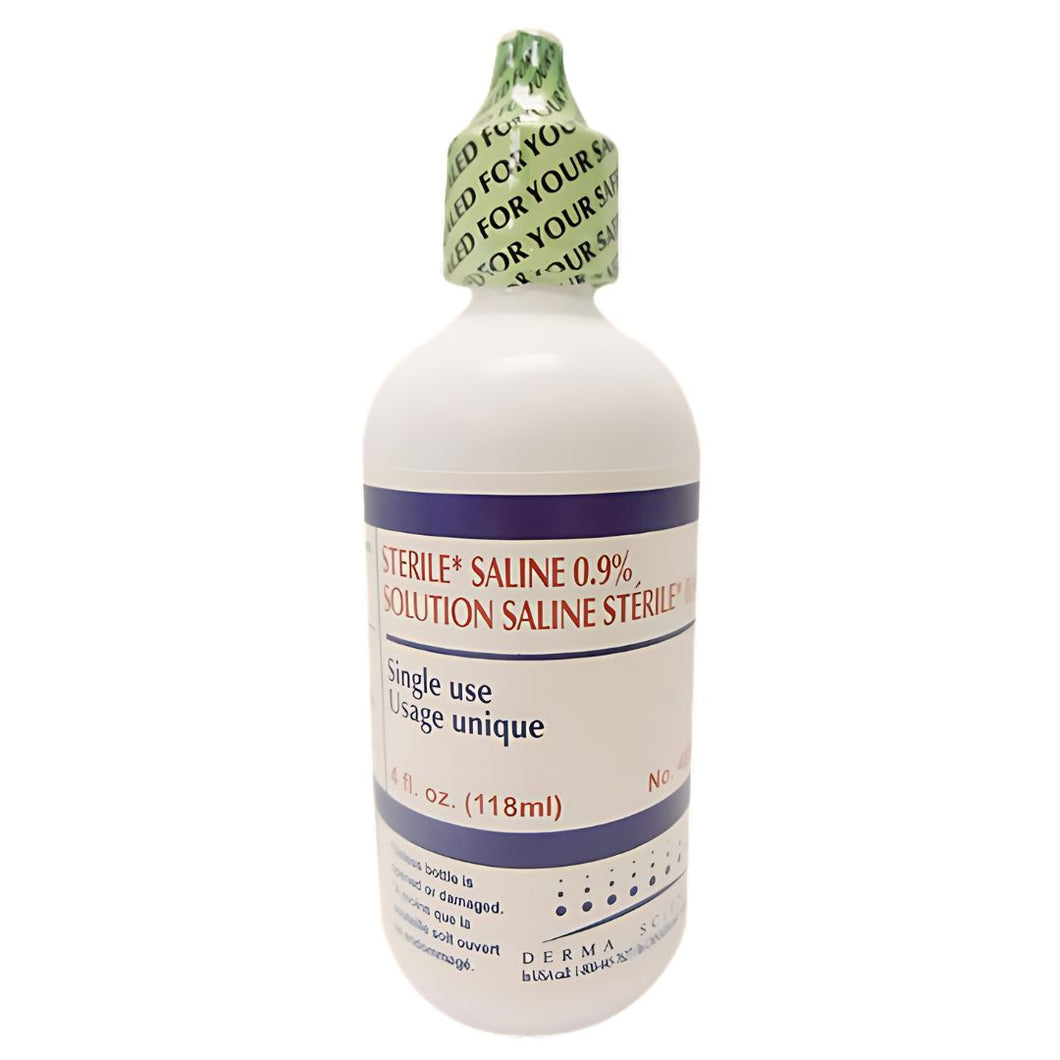 sterile saline solution derma sciences