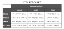 Load image into Gallery viewer, Ladies Sheer Thigh High Compression Stockings Size Chart
