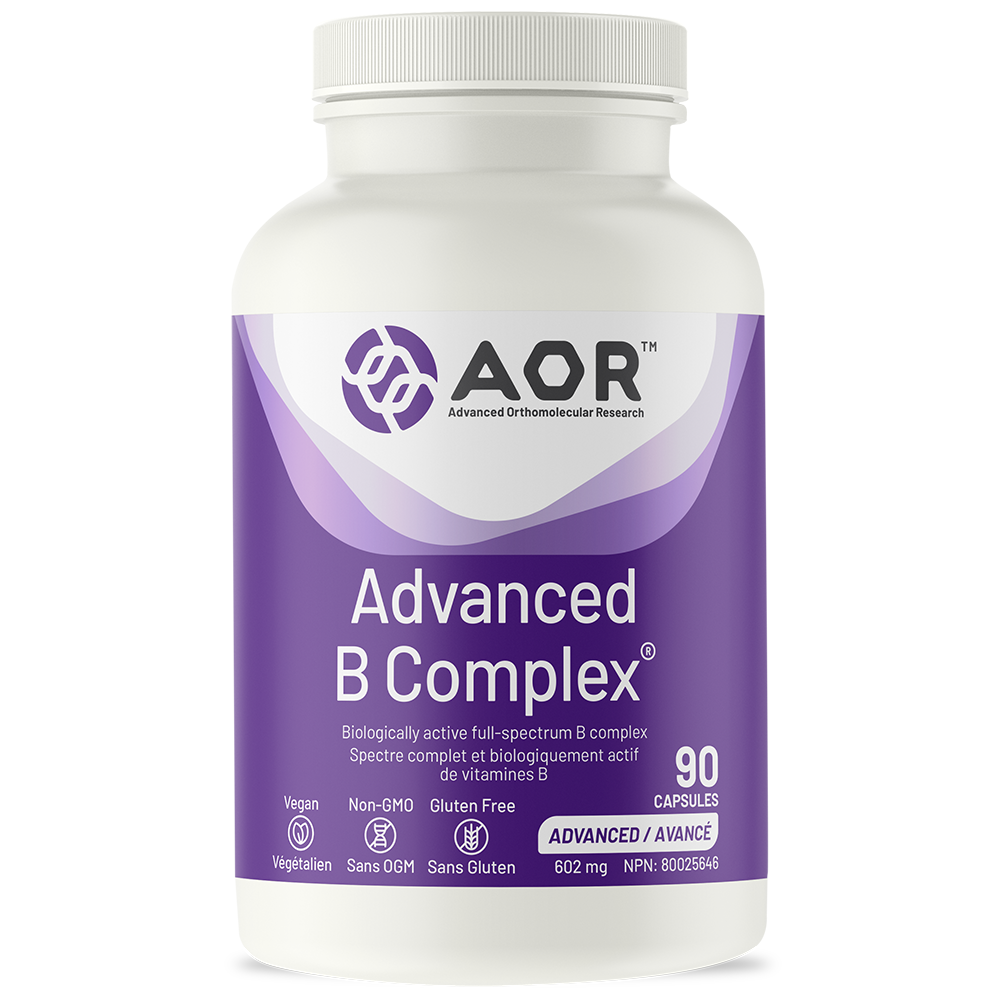 AOR Advanced B Complex 90 Capsules 602mg