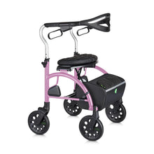 Load image into Gallery viewer, Evolution Xpresso Zero Rollator Walker 8&quot; Wheels, Fuchsia
