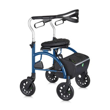 Load image into Gallery viewer, Evolution Xpresso Zero Rollator Walker 8&quot; Wheels, Blue
